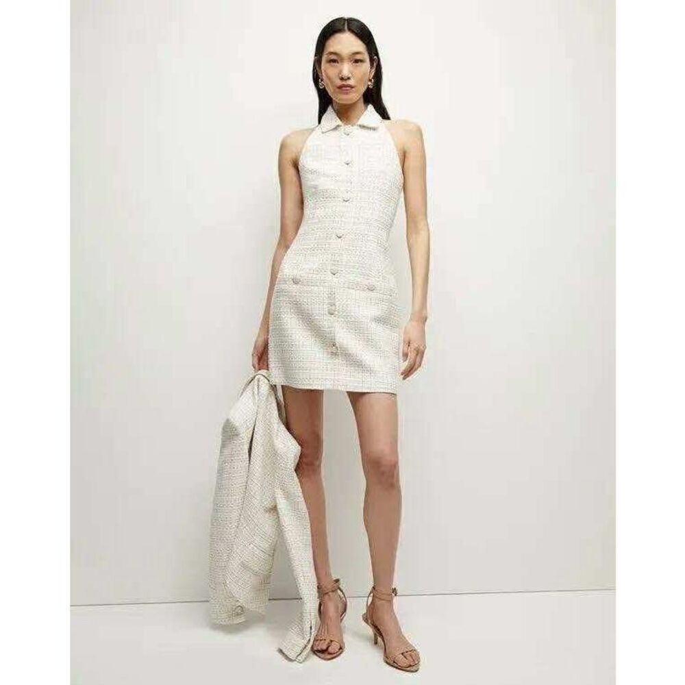 Veronica Beard Roxanne Button Front Dress $498